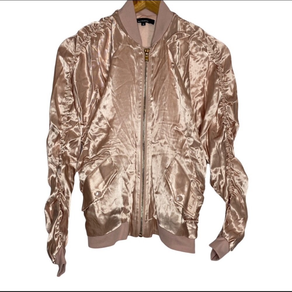 Anthropologie Olivaceous bomber jacket size L